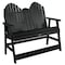 Highwood Usa 4ft Hamilton Counter Height Bench Outdoor Furniture for Patio, Backyard, Garden AD-BEN-HM2-BKE - alternate 1